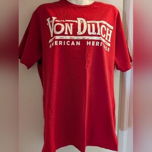 Von Dutch American Heritage Red Tee. Xl
